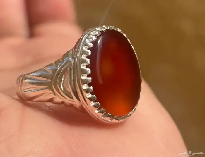 خاتم عقيق يماني عرض (150 ريال) 1