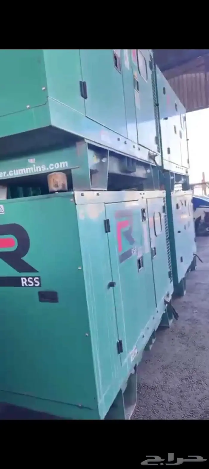 مولدات كهربائيه للبيع أو للايجار بأحجام مختلفة كاتم للصوت 6