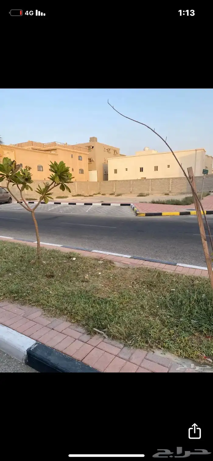 ارض للبيع في راس تنوره في حي المنتزه على شارعين مساحة 1032 2