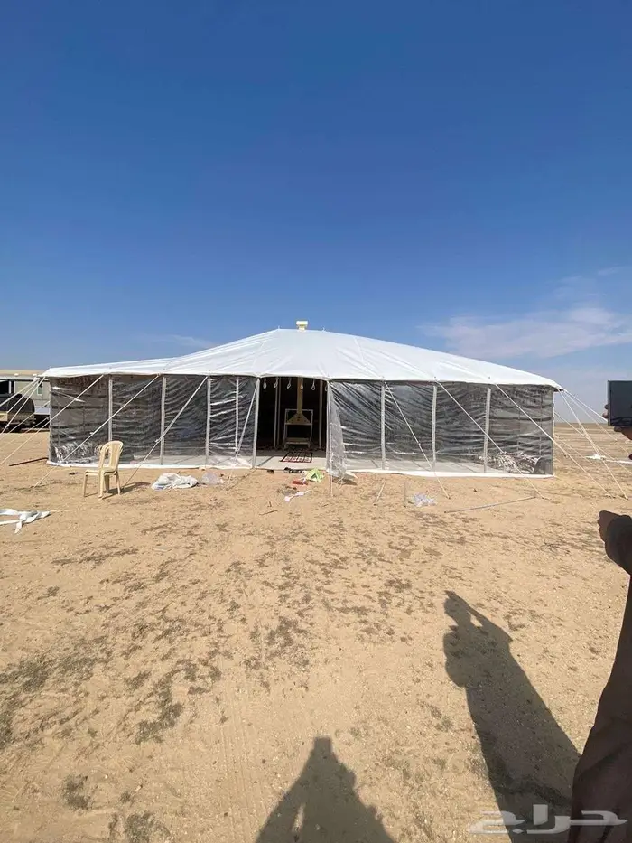 بيوت شعر ضد المطر حمامات فيبر عربي وفرنجي سهل تنقل 8