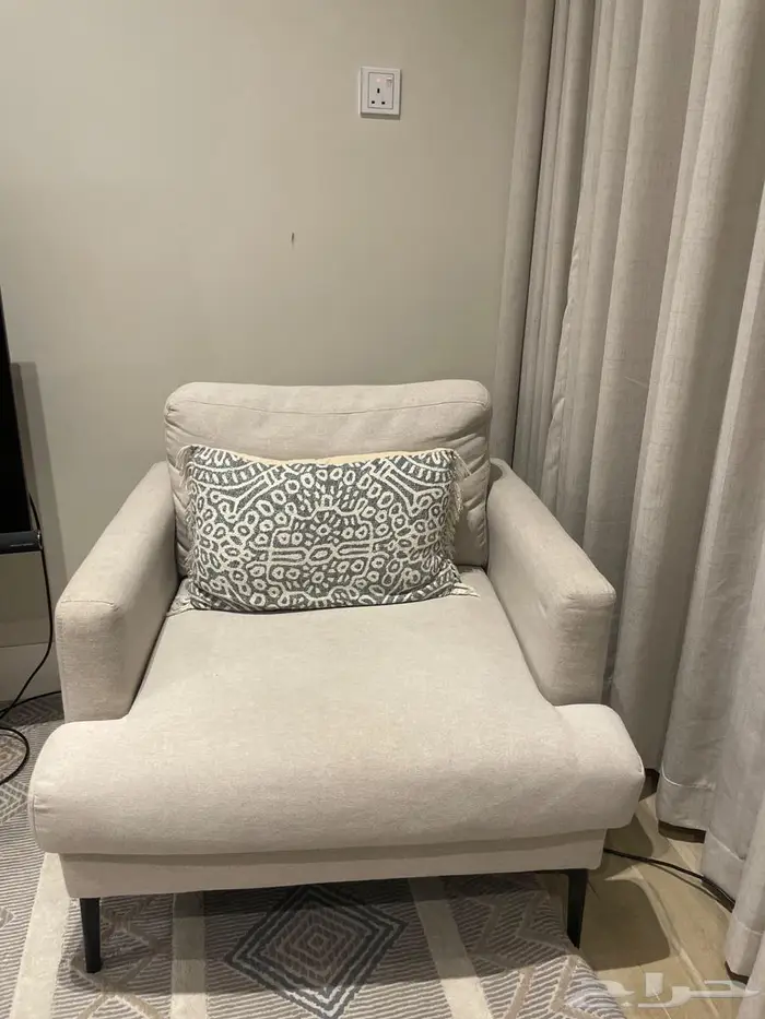 كنبة ركنية ( يمين )   كنب مفرد مودرن للبيع بالاحساء 0