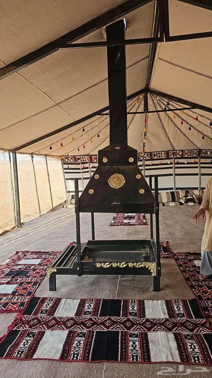 بيوت شعر ضد المطر حمامات فيبر عربي وفرنجي سهل تنقل 6