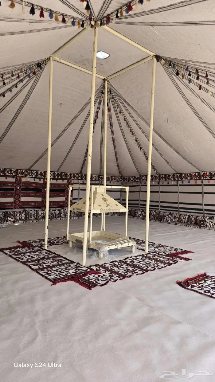 بيوت شعر ضد المطر حمامات فيبر عربي وفرنجي سهل تنقل 7