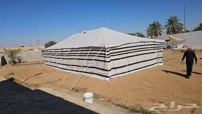 بيوت شعر ضد المطر حمامات فيبر عربي وفرنجي سهل تنقل 12