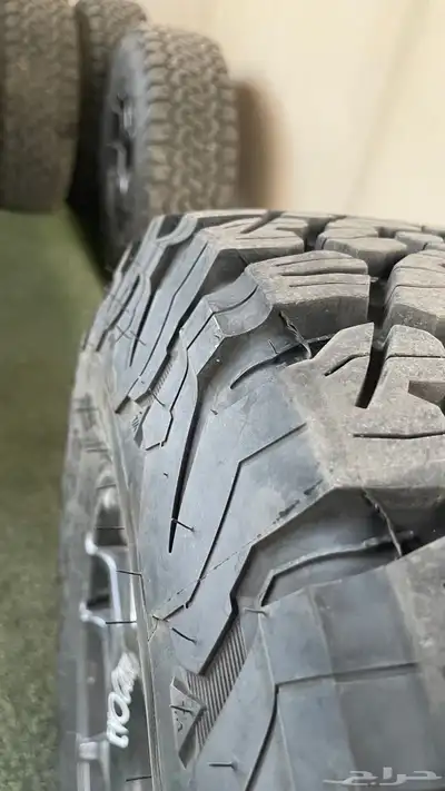 كفرات نص حجرية مع جنوط رالي يزيد الراجحي 3