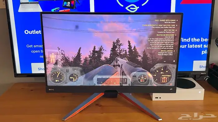 شاشة العاب BENQ EX2710Q 2K 165Hz شاشة قيمنق PS5 HDR XBOX 0
