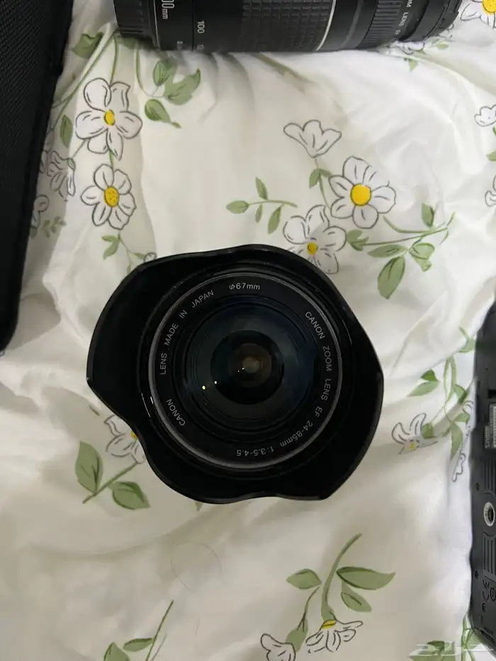 كاميرا كانون 5d mark iii مع ملحقات وعدسات وفلاش 6