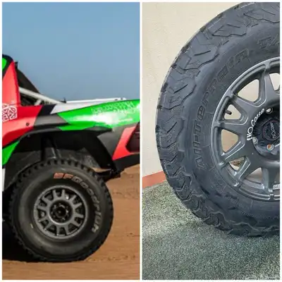 كفرات نص حجرية مع جنوط رالي يزيد الراجحي 1