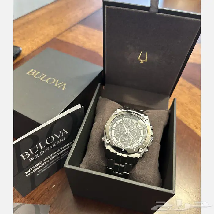 ساعات BULOVA جديدة يتوفر ساعتين موديل 98B405 2