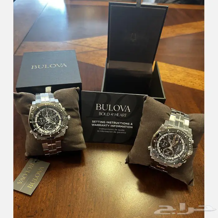 ساعات BULOVA جديدة يتوفر ساعتين موديل 98B405 4