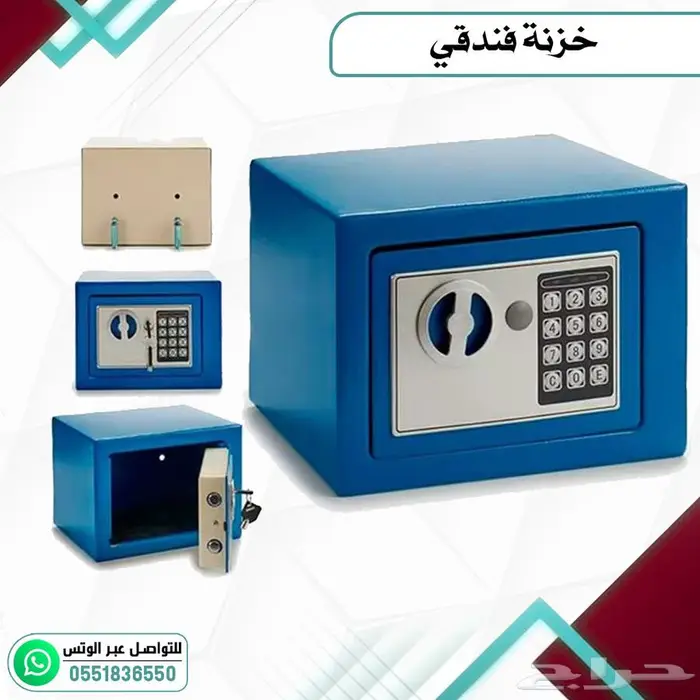 خزنة فندقي تثبيث على الحائط 4