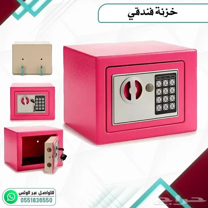 خزنة فندقي تثبيث على الحائط 3