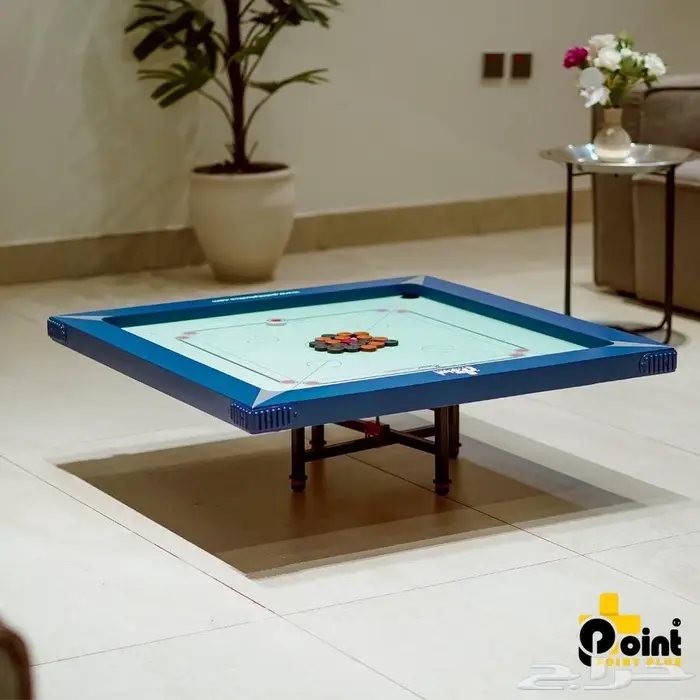 طاولة كيرم الأصلية مع كراسي 2