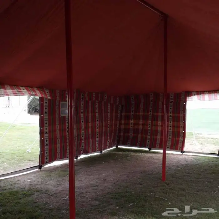 خيام خيمة اسود باكستاني مخطط 8x5 متر من السنيدى للخيام 2