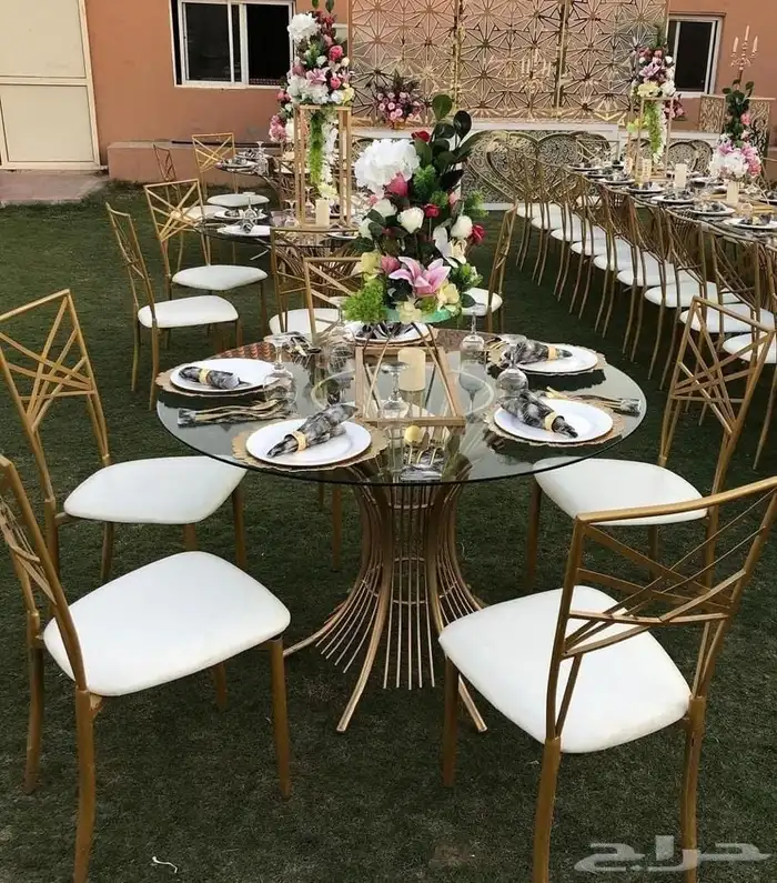 تاجير جلسات خارجية تاجير طاولات طعام 4