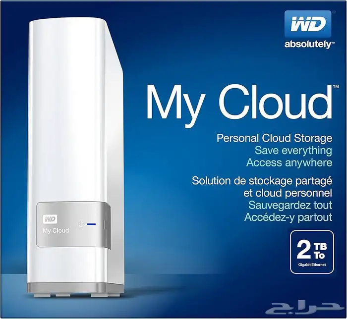 جهاز تخزين سحابي WD 2TB My Cloud مستخدم 8
