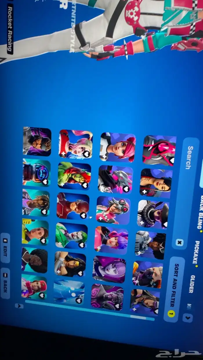 حساب فورت للبيع PC فقط دخول ايبك فقط 1