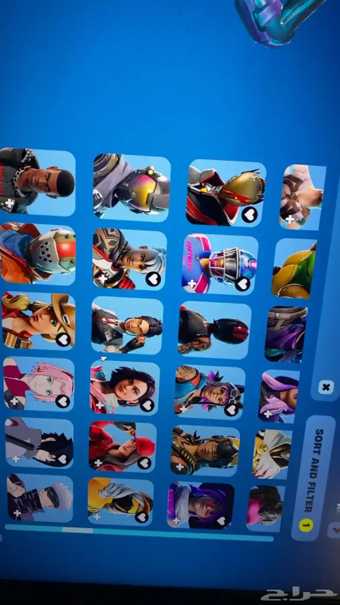 حساب فورت للبيع PC فقط دخول ايبك فقط 13