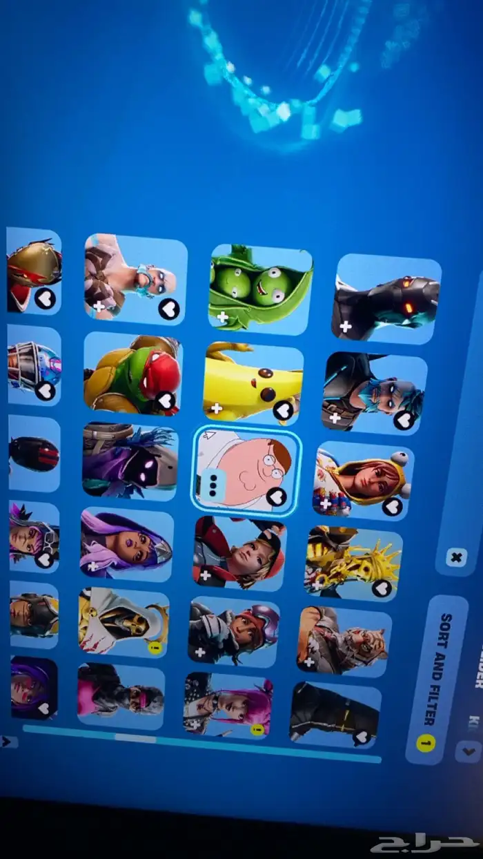 حساب فورت للبيع PC فقط دخول ايبك فقط 12