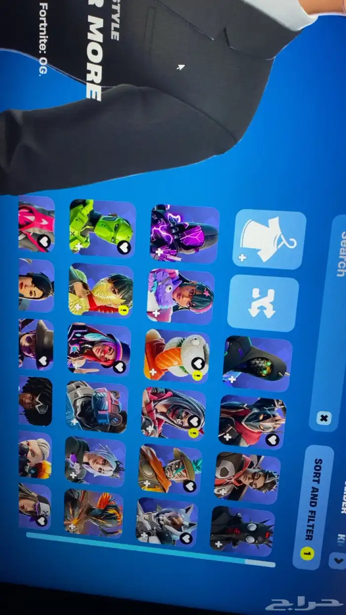 حساب فورت للبيع PC فقط دخول ايبك فقط 0