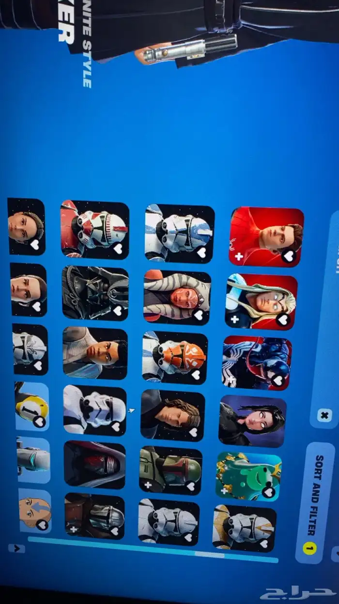 حساب فورت للبيع PC فقط دخول ايبك فقط 4