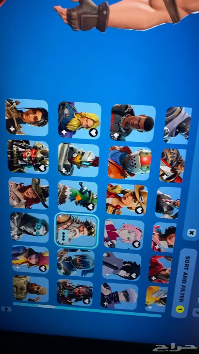 حساب فورت للبيع PC فقط دخول ايبك فقط 14