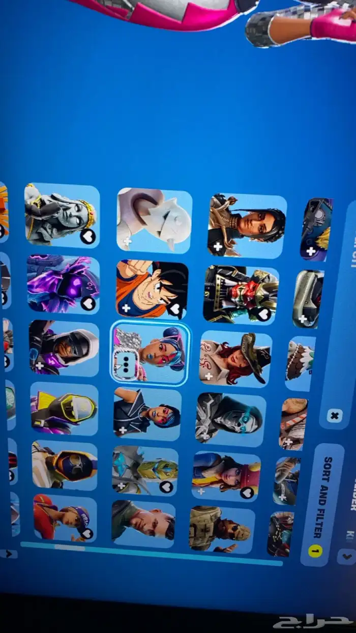 حساب فورت للبيع PC فقط دخول ايبك فقط 15