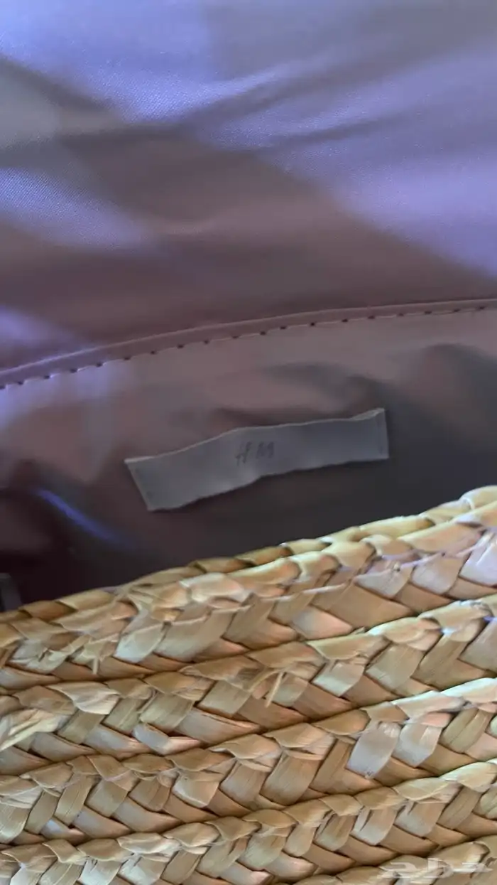 شنطة قش نسائية ماركة H M (جديدة) 4