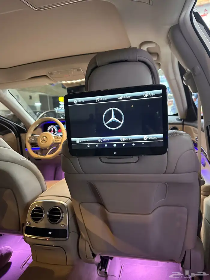 شاشات خلفية مرسيدس S 2018 اندرويد 10 انش 0