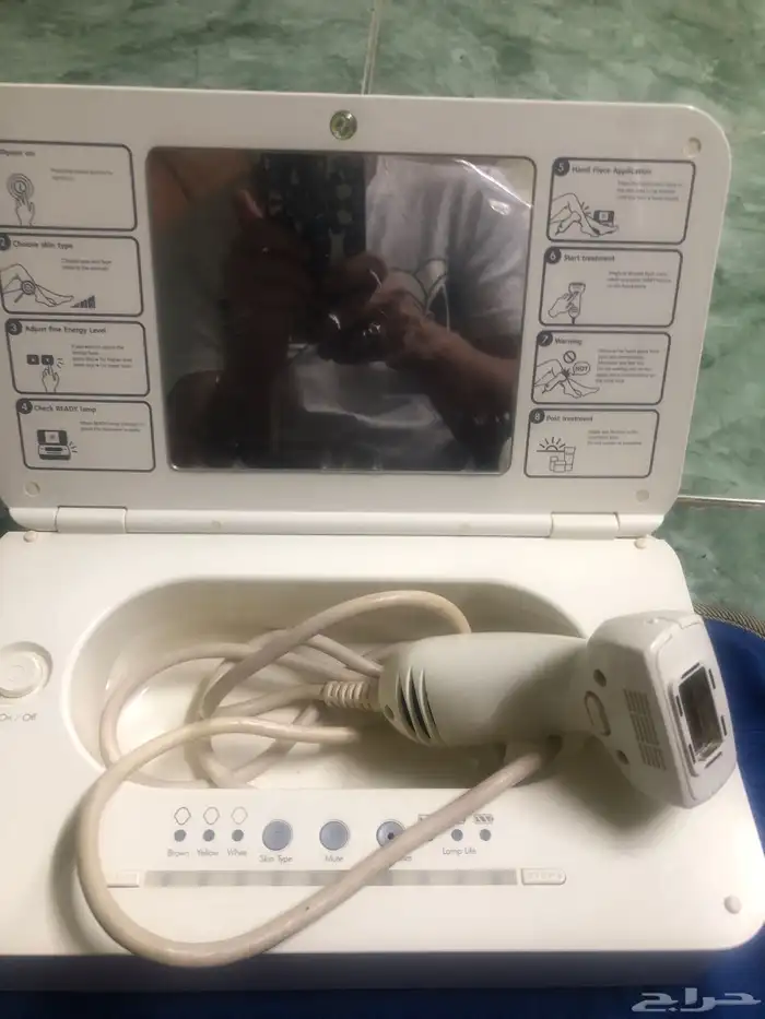 جهاز ليزر منزلي لازالة الشعر  صناعة كوري أصلي 0