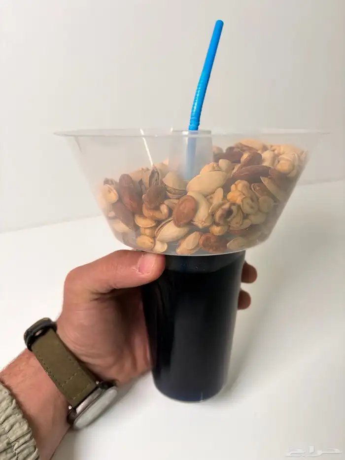 صحن الاسناكس للاكواب البلاستيك 2