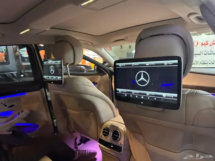 شاشات خلفية مرسيدس S 2018 اندرويد 10 انش 1