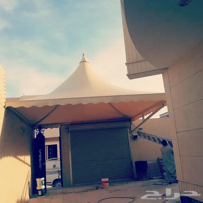 مظلات الدرعية اعمال الحديد والحواجز وسواتر ومظلات سيارات 23