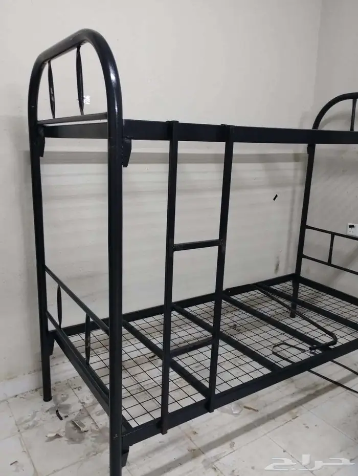 سراير حديد دورين ونفر مراتب ضغط 60 بطانيات تجهيز غرف عمال 1