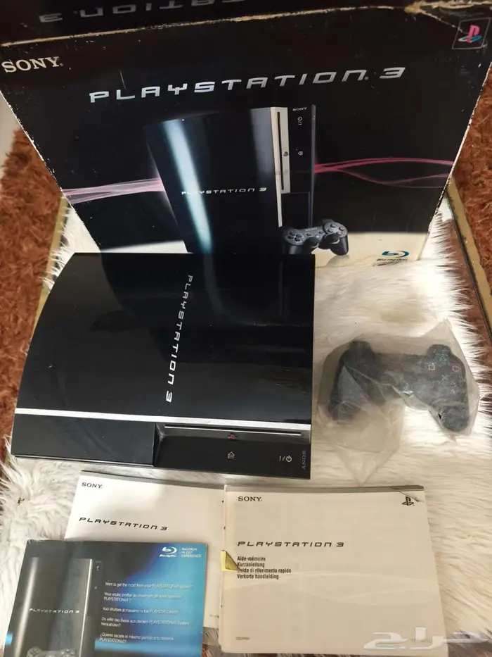 بلايستيشن 1 2 3 اصلية بكرتونها و كتيبتاتها ps1 ps2 ps3 8