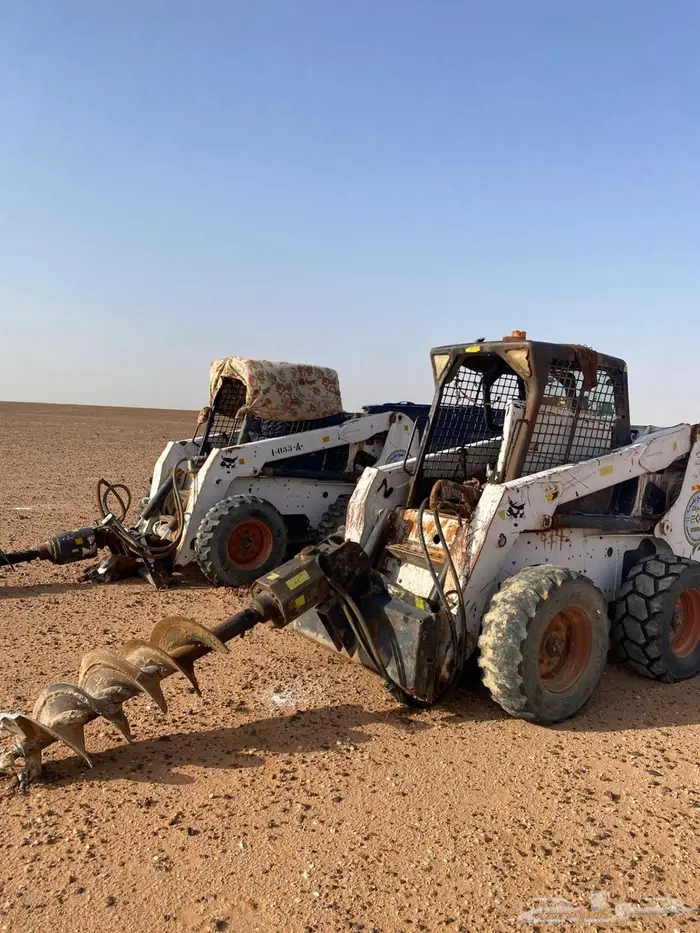 حفار دريل بوبكات للايجار Bobcat Drill Excavator 0