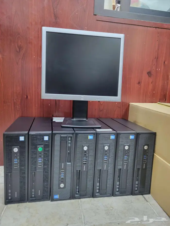 كمبيوتر مكتبي HP كور i7 رام 8 جيجا 256 Ssd شاشة 20 بوصة 3