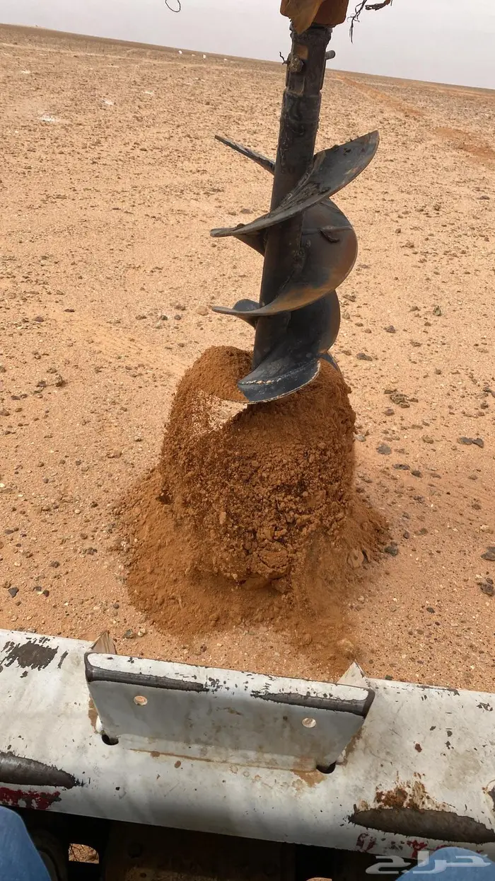 حفار دريل بوبكات للايجار Bobcat Drill Excavator 3