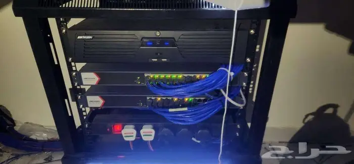 كاميرات المراقبة وسنترالات واجهزة بصمة وشبكات تنفيذ مشاريع 10