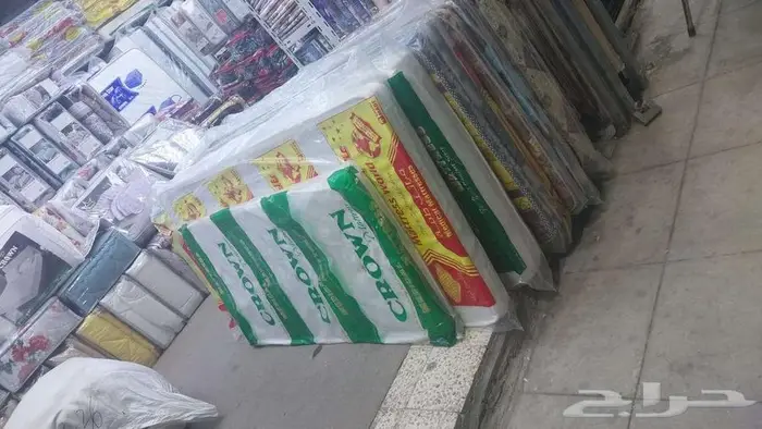 سراير حديد دورين ونفر مراتب ضغط 60 بطانيات تجهيز غرف عمال 16