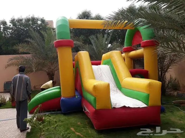 نطيطة - زحليقة آلة فشار و ذرة - ميلت داون- لعبة الثور - مهرج 1