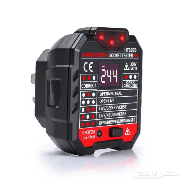 جهاز فحص التوصيل الكهربائي ( Socket Tester ) 8