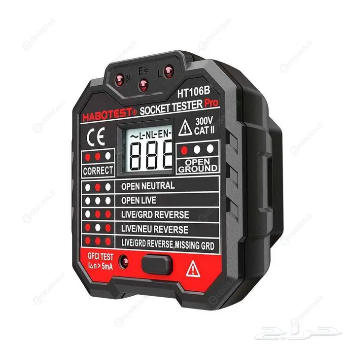 جهاز فحص التوصيل الكهربائي ( Socket Tester ) 5
