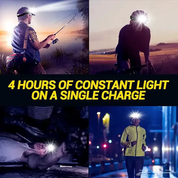 كشاف رأس LED القابل للشحن 2