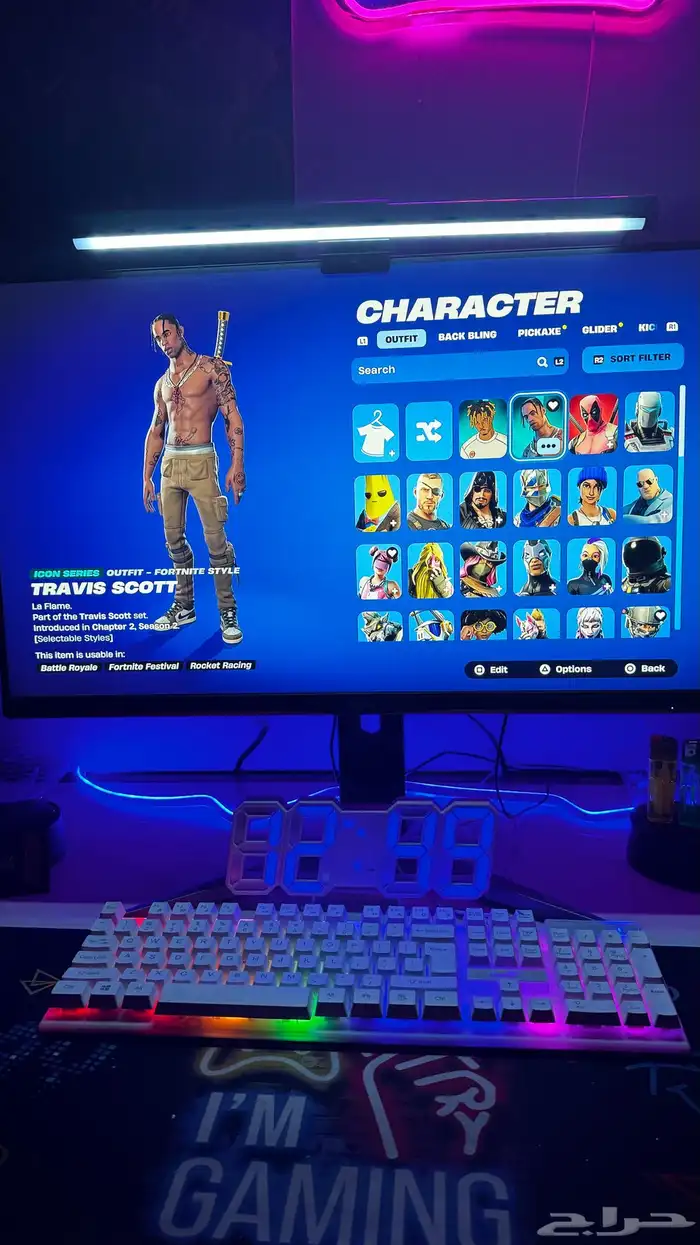 حساب فورت نايت ترفسكوت 1