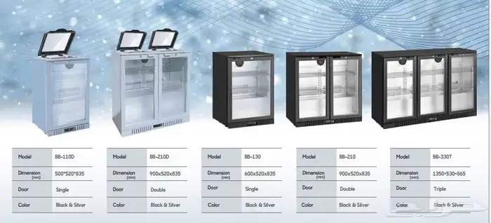 ثلاجات عرض باك بار بانكول كمبروسر الماني - BANCOOL 3