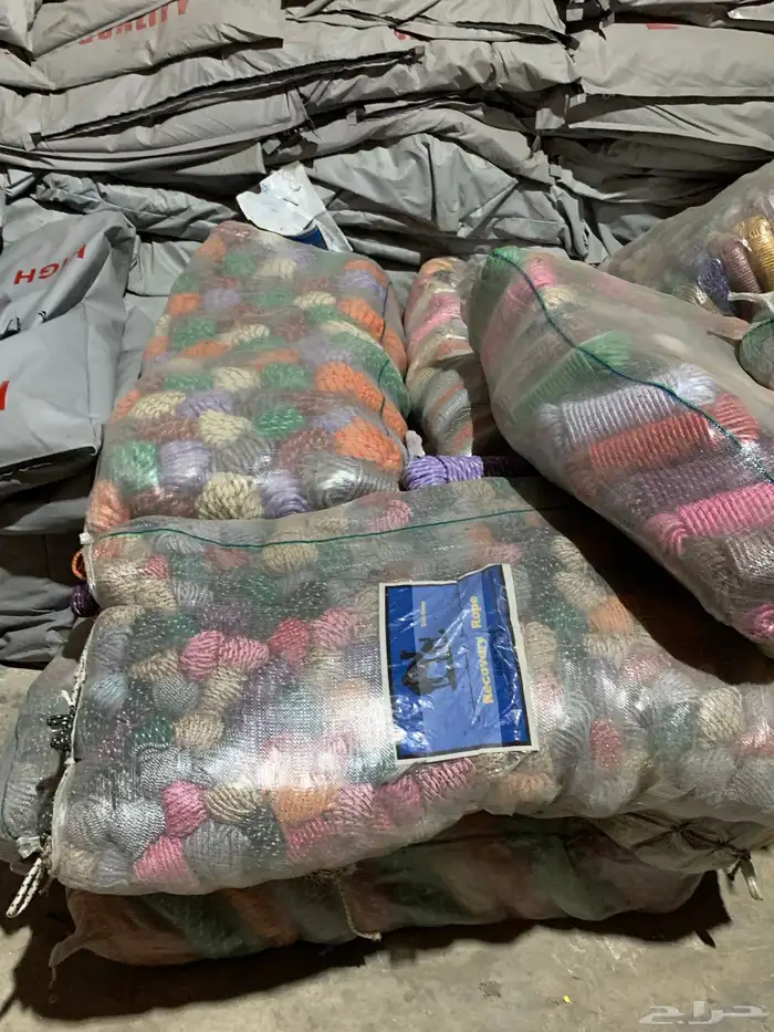 حبال بانواعه نايلون خيش قطن حرير 5