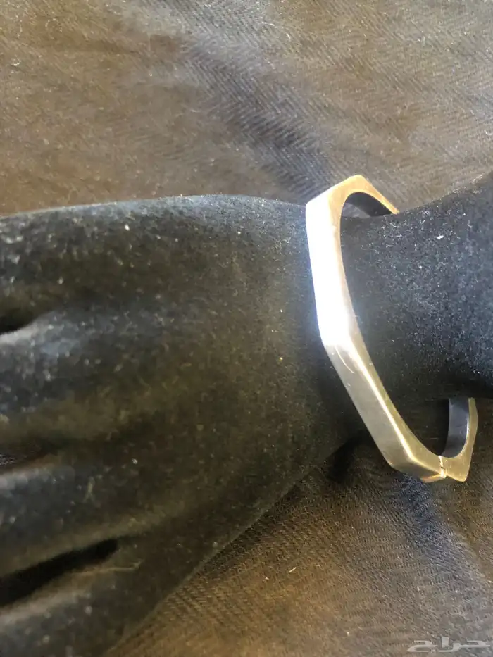 اسوارة فضة أنتيك بتصميم مضلع 4