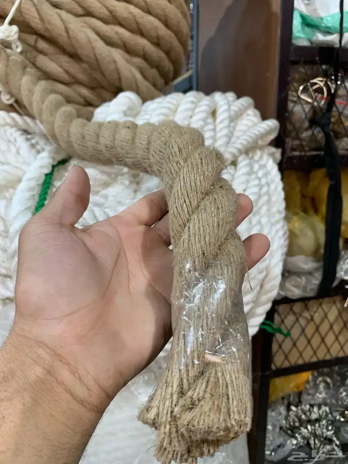 حبال بانواعه نايلون خيش قطن حرير 23