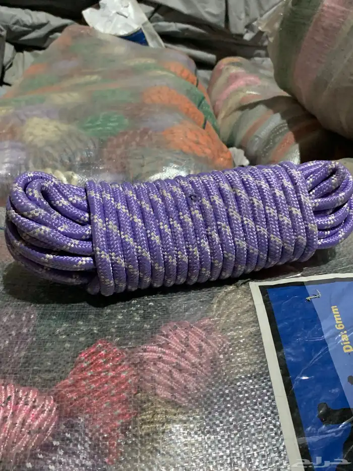 حبال بانواعه نايلون خيش قطن حرير 4